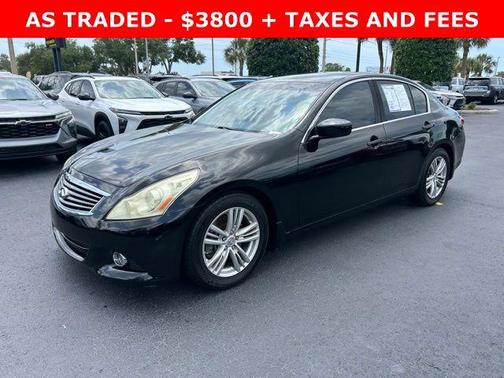 Black Obsidian 2012 INFINITI G25 Journey