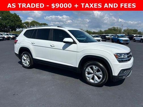 Pure White 2018 Volkswagen Atlas 3.6L SE