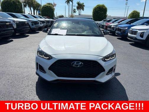 Chalk White 2020 Hyundai Veloster Base