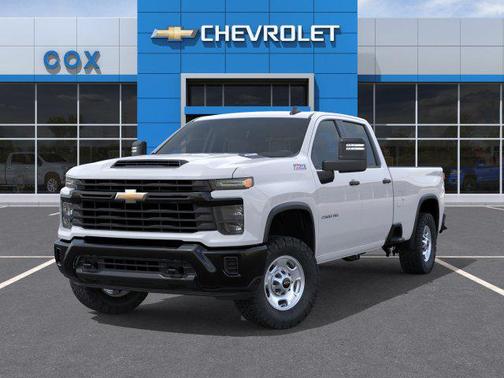 Summit White 2026 Chevrolet Silverado 2500 Crew Cab, Long Bed, WT, 4WD
