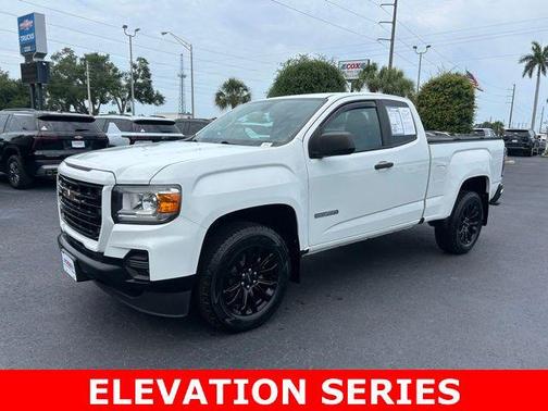 Summit White 2022 GMC Canyon Elevation Standard