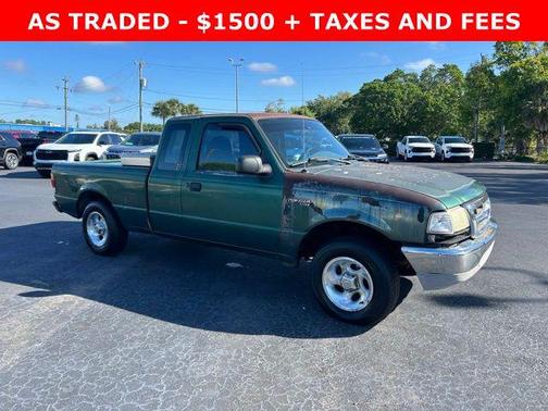 Amazon Green Clearcoat Metallic 1999 Ford Ranger XL SuperCab