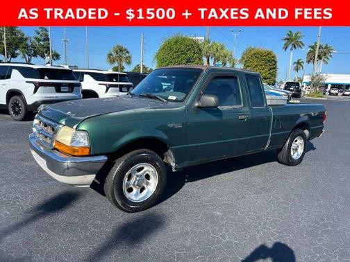Amazon Green Clearcoat Metallic 1999 Ford Ranger XL SuperCab