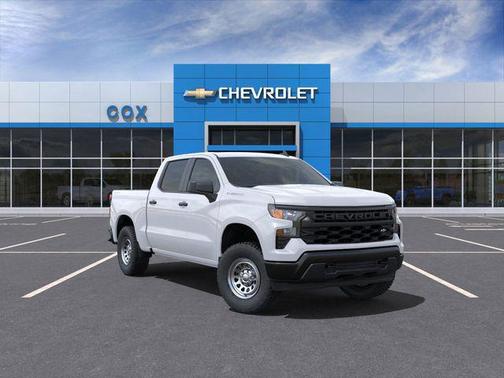 Summit White 2025 Chevrolet Silverado 1500 WT