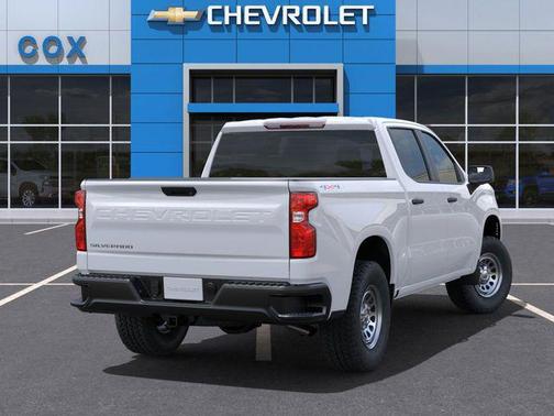 Summit White 2025 Chevrolet Silverado 1500 WT