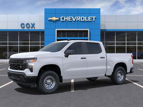 Summit White 2025 Chevrolet Silverado 1500 WT