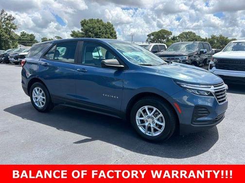 Lakeshore Blue Metallic 2024 Chevrolet Equinox LS