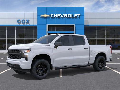 Summit White 2026 Chevrolet Silverado 1500 Custom