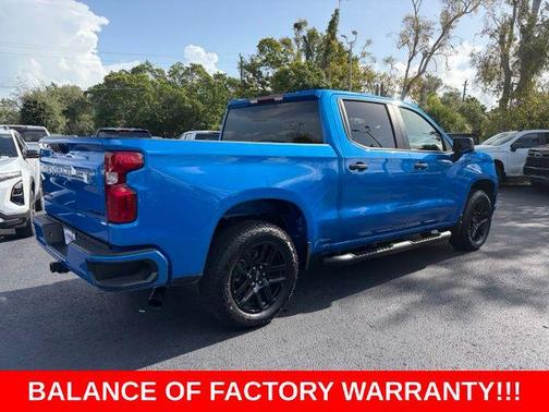 Riptide Blue Metallic 2025 Chevrolet Silverado 1500 Custom