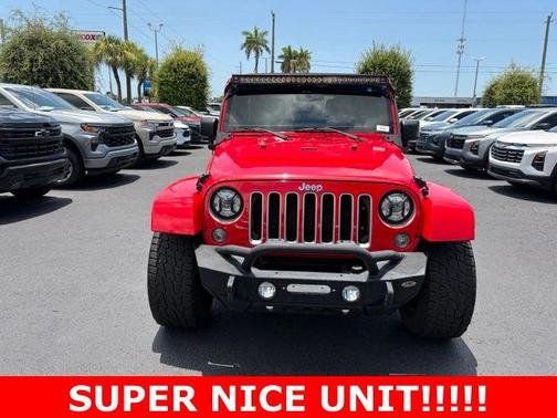 Firecracker Red Clearcoat 2017 Jeep Wrangler Unlimited Sahara