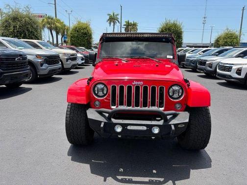 Firecracker Red Clearcoat 2017 Jeep Wrangler Unlimited Sahara