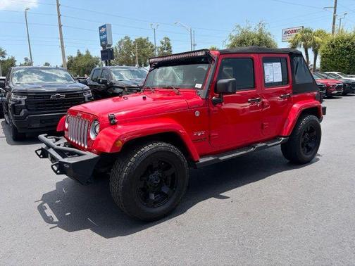 Firecracker Red Clearcoat 2017 Jeep Wrangler Unlimited Sahara