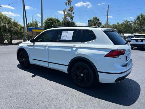 Opal White Pearl 2024 Volkswagen Tiguan 2.0T SE R-Line Black