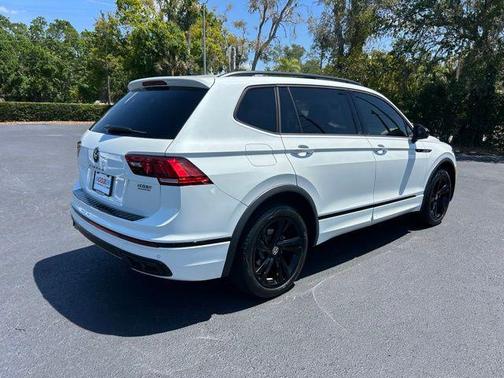 Opal White Pearl 2024 Volkswagen Tiguan 2.0T SE R-Line Black