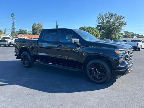 Black 2023 Chevrolet Silverado 1500 Custom