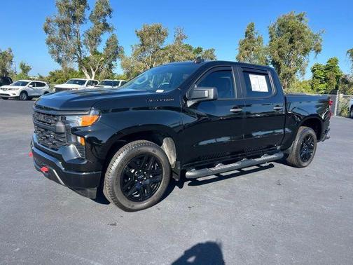 Black 2023 Chevrolet Silverado 1500 Custom