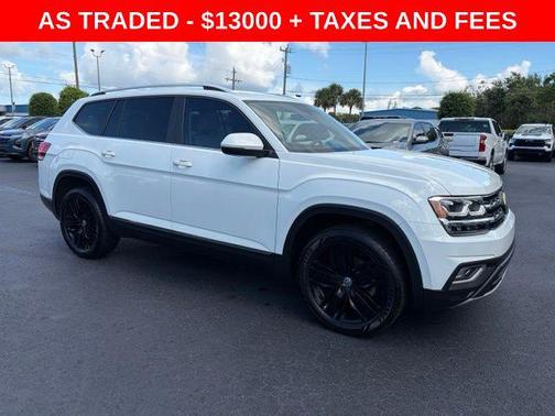 Pure White 2018 Volkswagen Atlas 2.0T SEL