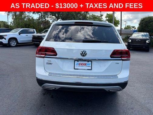 Pure White 2018 Volkswagen Atlas 2.0T SEL