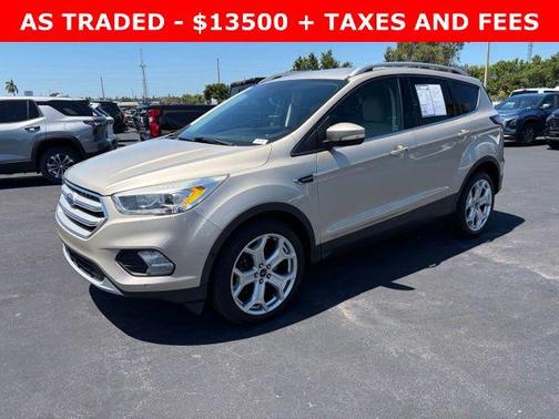 White Gold 2018 Ford Escape Titanium