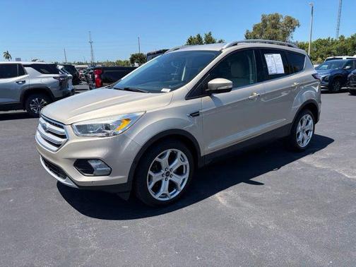 White Gold 2018 Ford Escape Titanium