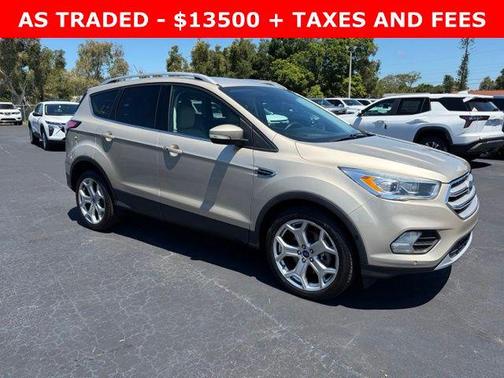White Gold 2018 Ford Escape Titanium