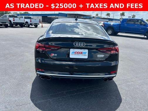 Black 2018 Audi S5 3.0T Prestige