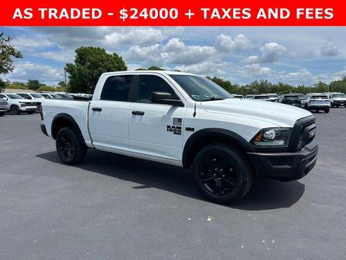 Bright White Clearcoat 2021 RAM 1500 Classic Warlock Crew Cab 4x4 5'7' Box