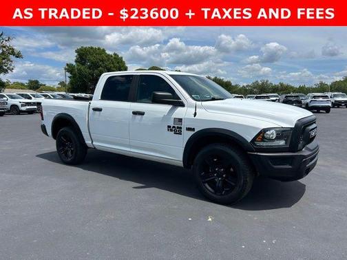 Bright White Clearcoat 2021 RAM 1500 Classic Warlock Crew Cab 4x4 5'7' Box
