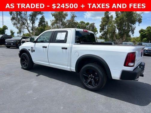 Bright White Clearcoat 2021 RAM 1500 Classic Warlock Crew Cab 4x4 5'7' Box