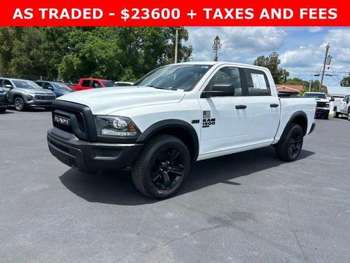 Bright White Clearcoat 2021 RAM 1500 Classic Warlock Crew Cab 4x4 5'7' Box
