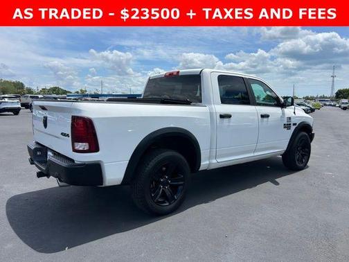 Bright White Clearcoat 2021 RAM 1500 Classic Warlock Crew Cab 4x4 5'7' Box