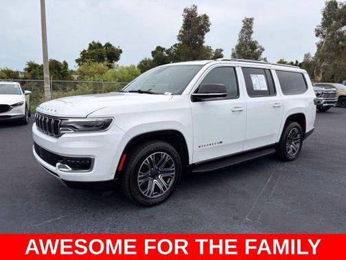 Bright White Clearcoat 2023 Jeep Wagoneer L Series II 4x4