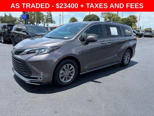 Predawn Gray Mica 2021 Toyota Sienna XLE 8 Passenger