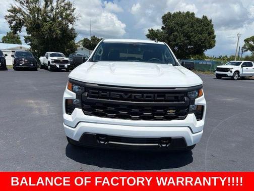 Summit White 2023 Chevrolet Silverado 1500 Custom