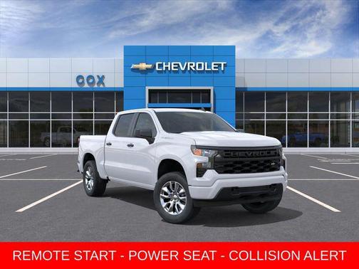 Summit White 2026 Chevrolet Silverado 1500 Custom