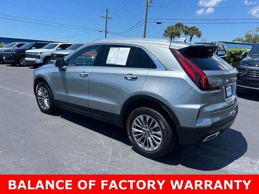 Argent Silver Metallic 2025 Cadillac XT4 Premium Luxury