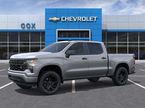 Sterling Gray Metallic 2026 Chevrolet Silverado 1500 Custom
