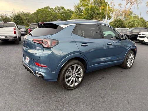 Ocean Blue Metallic 2025 Buick Encore GX Avenir