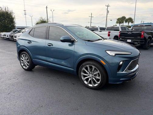 Ocean Blue Metallic 2025 Buick Encore GX Avenir