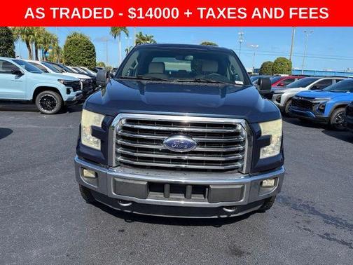 Blue 2015 Ford F-150 XLT