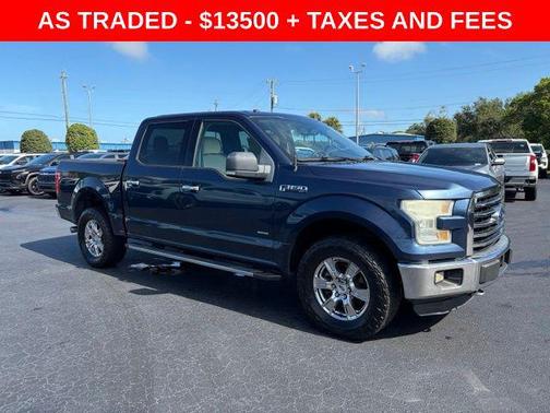 Blue 2015 Ford F-150 XLT