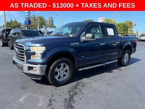 Blue 2015 Ford F-150 XLT