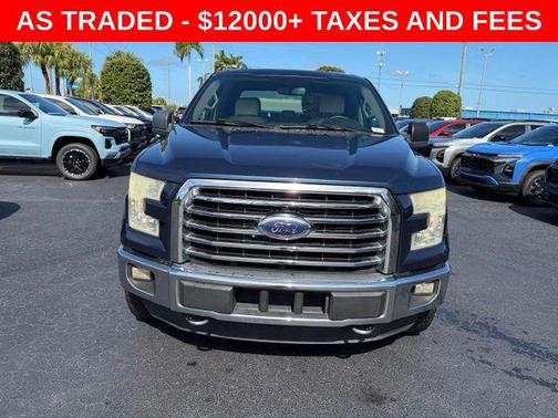 Blue 2015 Ford F-150 XLT