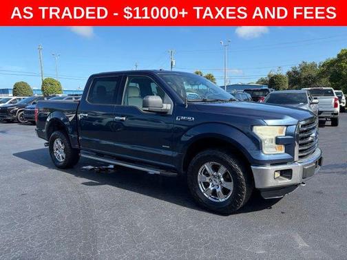 Blue 2015 Ford F-150 XLT