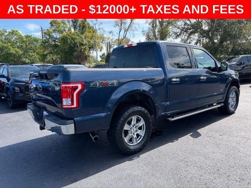 Blue 2015 Ford F-150 XLT