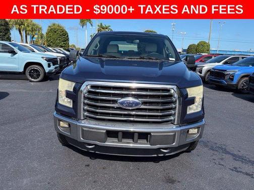 Blue 2015 Ford F-150 XLT