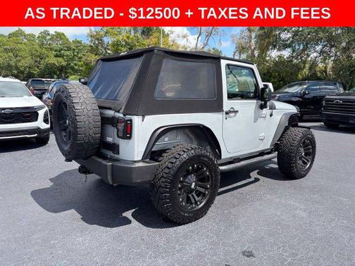 Bright Silver Metallic Clearcoat 2012 Jeep Wrangler Sport