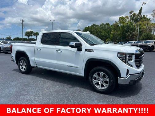 Summit White 2024 GMC Sierra 1500 SLT