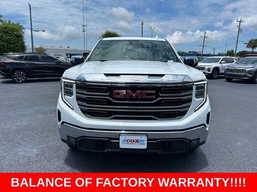 Summit White 2024 GMC Sierra 1500 SLT