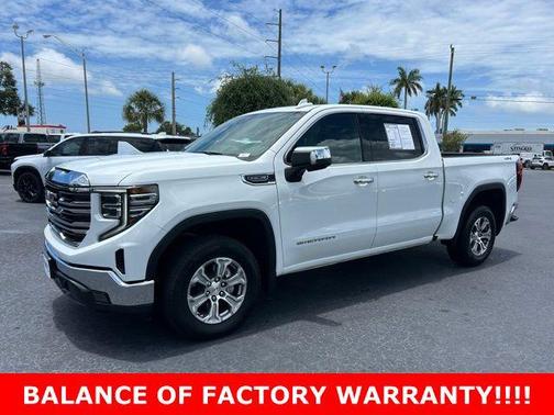Summit White 2024 GMC Sierra 1500 SLT